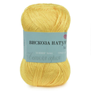 Купить пряжу ПЕХОРСКИЙ ТЕКСТИЛЬ Вискоза Натуральная цвет 12-Желток производства фабрики ПЕХОРСКИЙ ТЕКСТИЛЬ