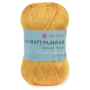 Купить пряжу ПЕХОРСКИЙ ТЕКСТИЛЬ Вискоза Натуральная цвет 422-Золотой уле производства фабрики ПЕХОРСКИЙ ТЕКСТИЛЬ