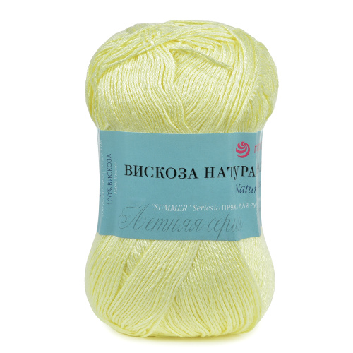 Купить пряжу ПЕХОРСКИЙ ТЕКСТИЛЬ Вискоза Натуральная цвет 53-Св.желтый производства фабрики ПЕХОРСКИЙ ТЕКСТИЛЬ