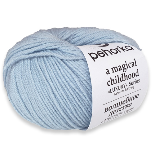Купить пряжу ПЕХОРСКИЙ ТЕКСТИЛЬ Волшебное Детство цвет 60-Св.голубой производства фабрики ПЕХОРСКИЙ ТЕКСТИЛЬ