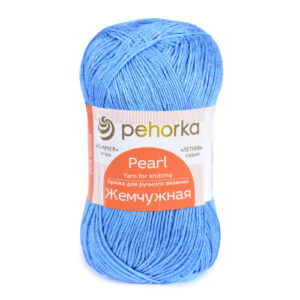 Купить пряжу ПЕХОРСКИЙ ТЕКСТИЛЬ Жемчужная цвет 15-Т.Голубой производства фабрики ПЕХОРСКИЙ ТЕКСТИЛЬ