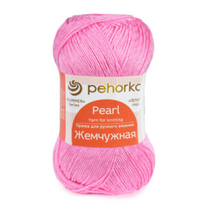 Купить пряжу ПЕХОРСКИЙ ТЕКСТИЛЬ Жемчужная цвет 20-Розовый производства фабрики ПЕХОРСКИЙ ТЕКСТИЛЬ