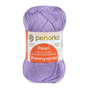 Купить пряжу ПЕХОРСКИЙ ТЕКСТИЛЬ Жемчужная цвет 22-Сирень производства фабрики ПЕХОРСКИЙ ТЕКСТИЛЬ