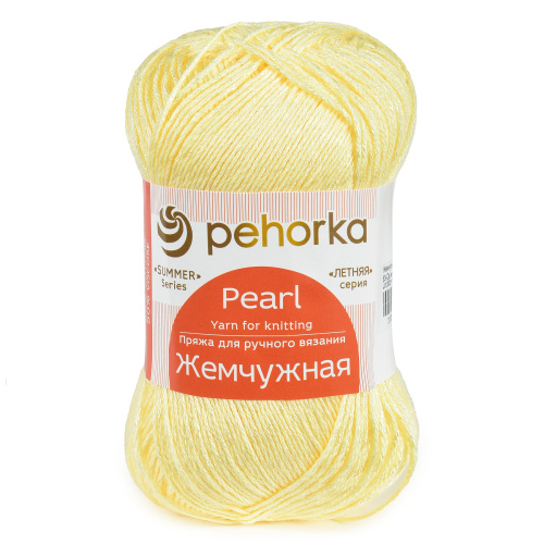 Купить пряжу ПЕХОРСКИЙ ТЕКСТИЛЬ Жемчужная цвет 53-Св.желтый производства фабрики ПЕХОРСКИЙ ТЕКСТИЛЬ