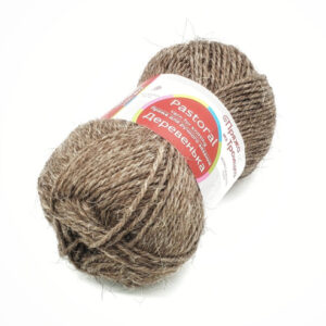 Купить пряжу ТРОИЦКАЯ Деревенька цвет 371-Натур.серый производства фабрики ТРОИЦКАЯ