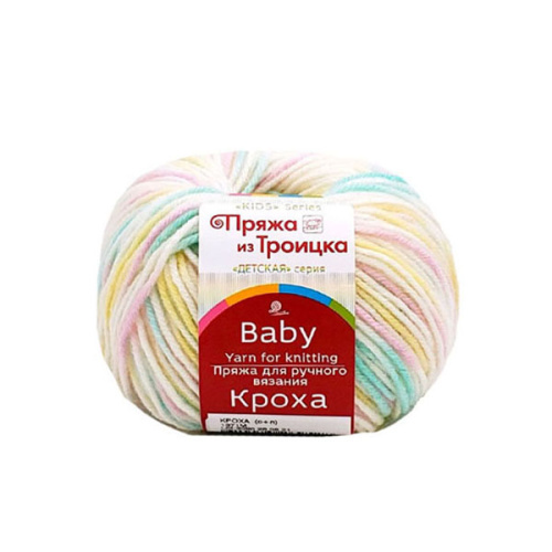 Купить пряжу ТРОИЦКАЯ Кроха (секционная) цвет 1376М производства фабрики ТРОИЦКАЯ