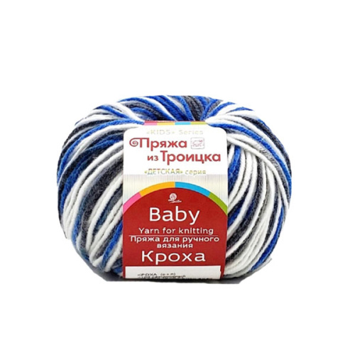 Купить пряжу ТРОИЦКАЯ Кроха (секционная) цвет 4109 производства фабрики ТРОИЦКАЯ