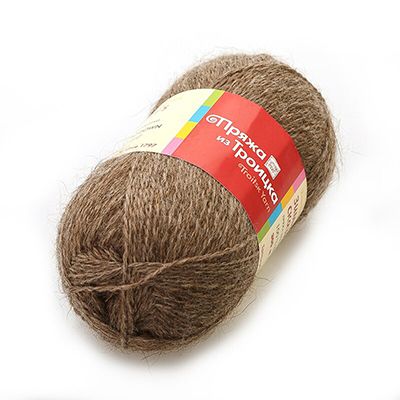 Купить пряжу ТРОИЦКАЯ Зимняя сказка "Натуральный" цвет 1505-Натуральный производства фабрики ТРОИЦКАЯ