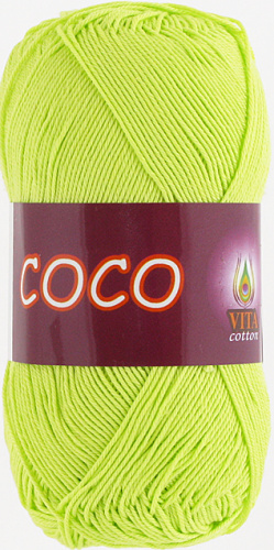 Купить пряжу VITA COTTON Coco цвет 4309 производства фабрики VITA COTTON