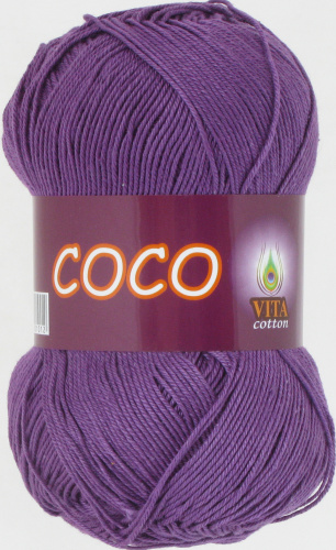 Купить пряжу VITA COTTON Coco цвет 4338 производства фабрики VITA COTTON