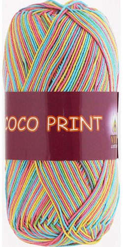 Купить пряжу VITA COTTON Coco Print цвет 4680 производства фабрики VITA COTTON