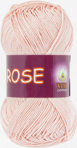 Купить пряжу VITA COTTON Rose цвет 3904 производства фабрики VITA COTTON