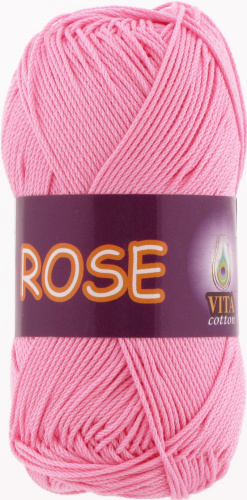 Купить пряжу VITA COTTON Rose цвет 3933 производства фабрики VITA COTTON