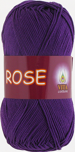 Купить пряжу VITA COTTON Rose цвет 3945 производства фабрики VITA COTTON