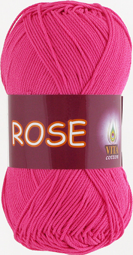 Купить пряжу VITA COTTON Rose цвет 3947 производства фабрики VITA COTTON