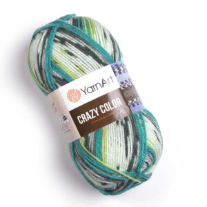 Купить пряжу YARNART CRAZY COLOR цвет 166 производства фабрики YARNART