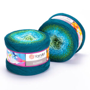 Купить пряжу YARNART FLOWERS цвет 256 производства фабрики YARNART