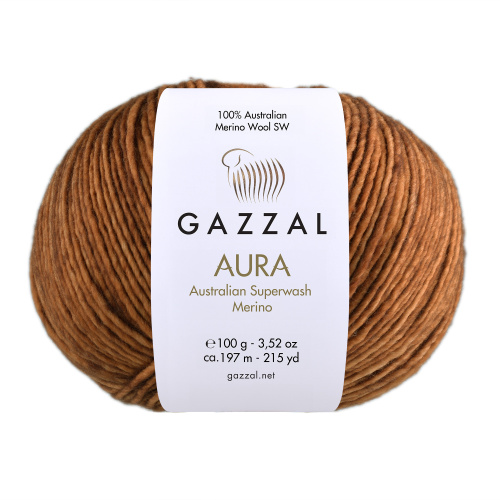 Купить пряжу GAZZAL AURA цвет 176 производства фабрики GAZZAL