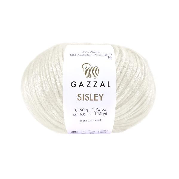 Купить пряжу GAZZAL Sisley цвет 5 710 производства фабрики GAZZAL