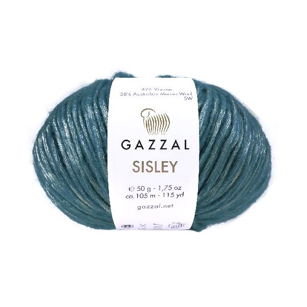 Купить пряжу GAZZAL Sisley цвет 5 722 производства фабрики GAZZAL