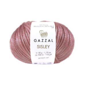 Купить пряжу GAZZAL Sisley цвет 5 728 производства фабрики GAZZAL