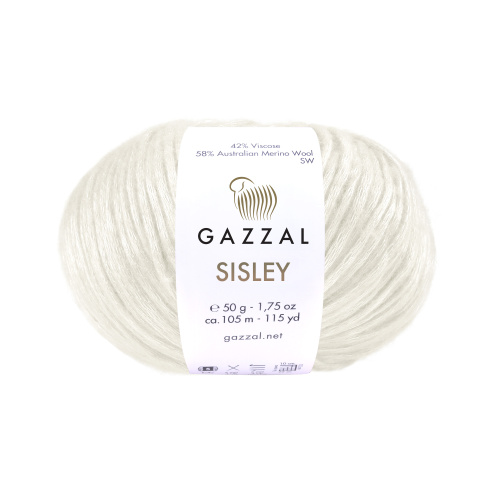 Купить пряжу GAZZAL Sisley цвет 5710 производства фабрики GAZZAL