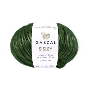 Купить пряжу GAZZAL Sisley цвет 5724 производства фабрики GAZZAL