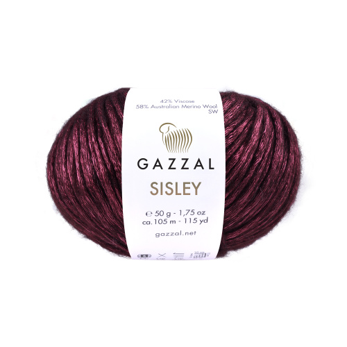 Купить пряжу GAZZAL Sisley цвет 5726 производства фабрики GAZZAL