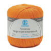 Купить пряжу КАМТЕКС Хлопок Мерсеризованный цвет 035-Оранжевый производства фабрики КАМТЕКС