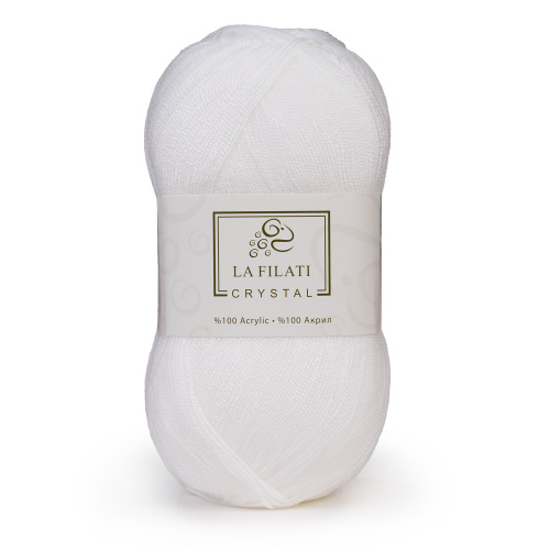Купить пряжу LA FILATI CRYSTAL цвет 301 производства фабрики LA FILATI