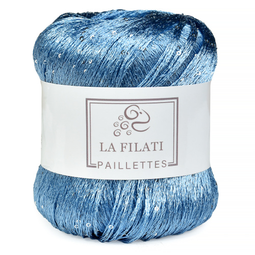 Купить пряжу LA FILATI PAILLETTES цвет S090 производства фабрики LA FILATI