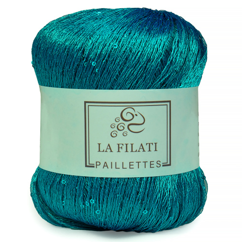 Купить пряжу LA FILATI PAILLETTES цвет S100 производства фабрики LA FILATI