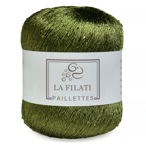 Купить пряжу LA FILATI PAILLETTES цвет S111 производства фабрики LA FILATI