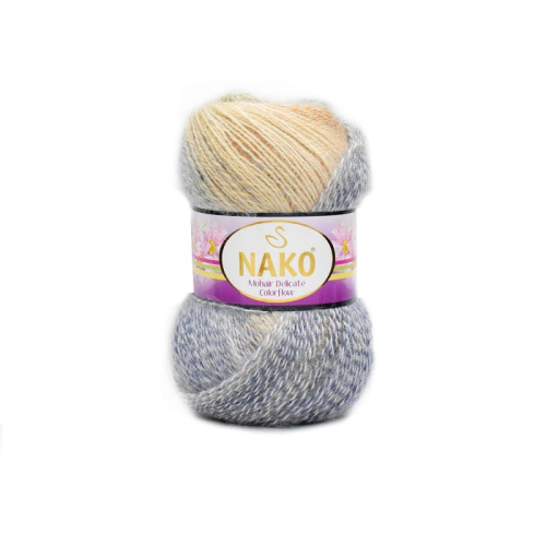 Купить пряжу NAKO MOHAIR DELICATE COLOR FLOW цвет 13138 производства фабрики NAKO