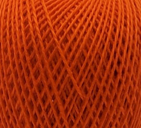 Купить пряжу ПНК.ИМ.КИРОВ Ирис цвет 0710-Оранжевый производства фабрики ПНК.ИМ.КИРОВ