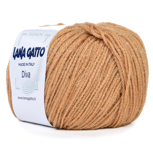 Купить пряжу LANA GATTO DIVA цвет 30544 производства фабрики LANA GATTO