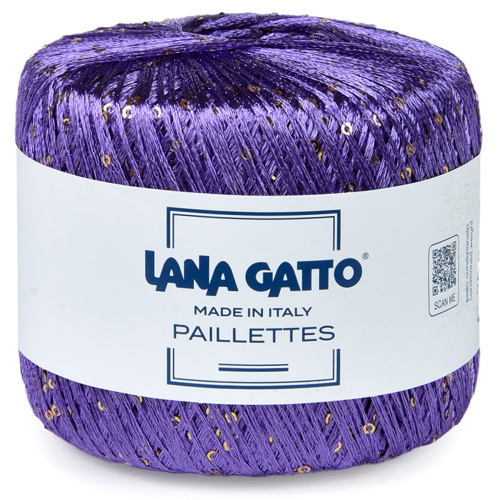 Купить пряжу LANA GATTO PAILLETTES цвет 30788 производства фабрики LANA GATTO