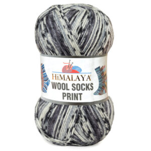 Купить пряжу HiMALAYA WOOL SOCKS PRINT цвет S27-07 производства фабрики HiMALAYA