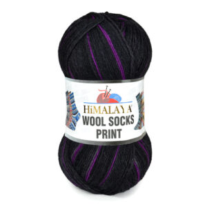 Купить пряжу HiMALAYA WOOL SOCKS PRINT цвет S41-06 производства фабрики HiMALAYA