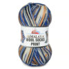 Купить пряжу HiMALAYA WOOL SOCKS PRINT цвет S49-04 производства фабрики HiMALAYA