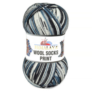 Купить пряжу HiMALAYA WOOL SOCKS PRINT цвет S49-07 производства фабрики HiMALAYA