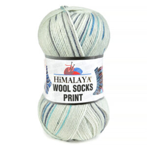 Купить пряжу HiMALAYA WOOL SOCKS PRINT цвет S61-07 производства фабрики HiMALAYA