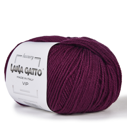 Купить пряжу LANA GATTO VIP цвет 19004 производства фабрики LANA GATTO
