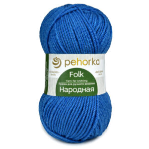 Купить пряжу ПЕХОРСКИЙ ТЕКСТИЛЬ Народная цвет 420-Арктика производства фабрики ПЕХОРСКИЙ ТЕКСТИЛЬ