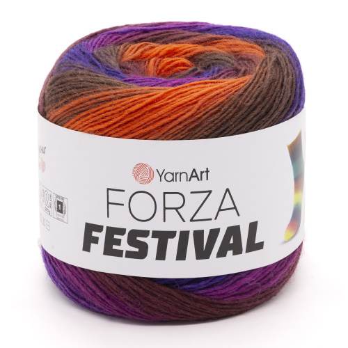 Купить пряжу YARNART FORZA FESTIVAL цвет 2903 производства фабрики YARNART