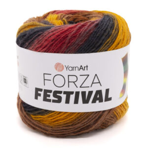 Купить пряжу YARNART FORZA FESTIVAL цвет 2908 производства фабрики YARNART