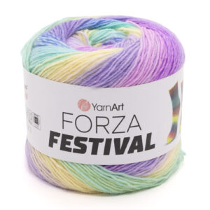 Купить пряжу YARNART FORZA FESTIVAL цвет 2916 производства фабрики YARNART