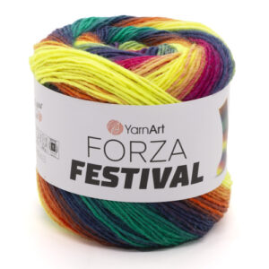 Купить пряжу YARNART FORZA FESTIVAL цвет 2917 производства фабрики YARNART