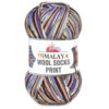 Купить пряжу HiMALAYA WOOL SOCKS PRINT цвет S32-03 производства фабрики HiMALAYA