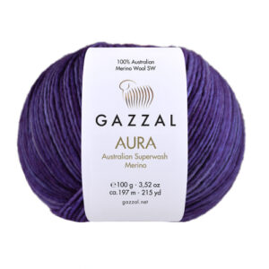 Купить пряжу GAZZAL AURA цвет 173 производства фабрики GAZZAL